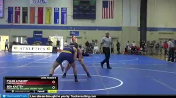 174 lbs Cons. Round 1 - Tyler Lovejoy, Lakeland University vs Ben Kasten, University Of Wisconsin-Stevens Point