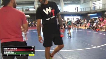 130 lbs Round 2 (4 Team) - Kalyse Hill, Brutal Assassins vs Ariha Cormier, Alabama Elite White