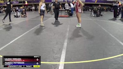 180 lbs Round 1 (16 Team) - Marissa Patterson, Hastings vs Liliana Vergara, Campbellsville University