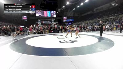 155 lbs Champ. Rd Of 32 - Karsyn Champion, PA vs Siobhan Flanner, KS