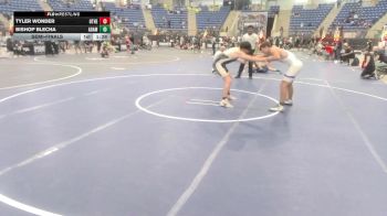 156 lbs Semifinal - Tyler Wonder, Other Team vs Bishop Blecha, Adams Central