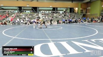 138 lbs Quarterfinals (8 Team) - Dylan Bratt, CHICKASHA vs Kaden Wallace, MACARTHUR