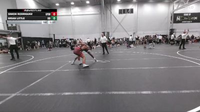 138 lbs Round 3 (6 Team) - Brian Little, Iron Horse Blue vs Simon Rodriguez, GPS White