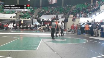 7A 175 lbs Semifinal - Jayden Mooneyham, Hoover vs Drew Adams, Thompson HS
