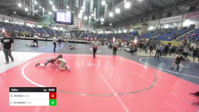 65 lbs Consi Of 16 #2 - Devon Walton, Knights Youth Wrestling vs Lane Kroskob, PVBC Warriors