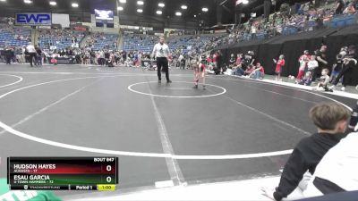 64 lbs Cons. Round 3 - Esau Garcia, U Town Hammers vs Hudson Hayes, Augusta