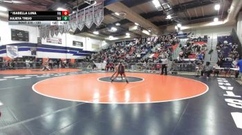 130 lbs Champ. Round 2 - Isabella Luna, Fullerton vs Julieta Trejo, Tustin