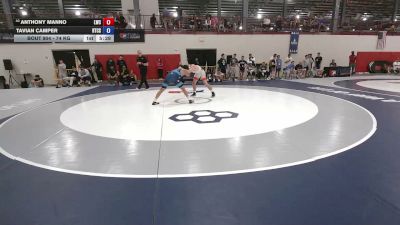 74 kg Cons. Rd Of 64 - Anthony Manno, Lions Wrestling Club vs Tavian Camper, Regional Training Center South