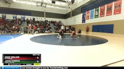 285 lbs Quarterfinal - Jesse Weiland, Mt. Spokane vs Jaxon Moreno, North Central