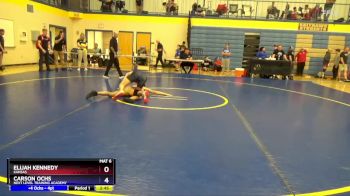 132 lbs Round 2 - Elijah Kennedy, Kansas vs Carson Ochs, Next Level Training Academy