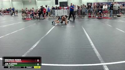 80 lbs Cons. Round 2 - Brennan Reber, Buffalo Valley Athletics vs Joe Fleming, Mat Assassins