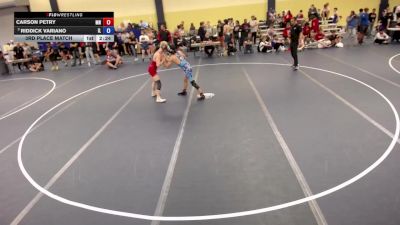 126 lbs 3rd Place Match - Carson Petry, MN vs Riddick Variano, IL