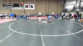 138 lbs Cons. Round 3 - Cooper Stivers, Washburn Rural vs Myles Sanchez, Creighton Prep