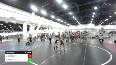 70 lbs Semifinal - Uriah Julio Ornelas, Desert Dogs WC vs Alexander Balch, Team Balch