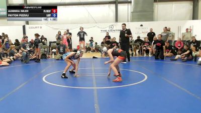 43 lbs Rr Rnd 3 - Aunnika Imler, PA West White - W vs Payton Pizzuli, Lady Warriors United - W