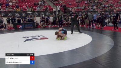 45 kg Cons 8 #2 - Carson Miles, Grindhouse Wrestling Club vs Cruzer Dominguez, MWC Wrestling Academy