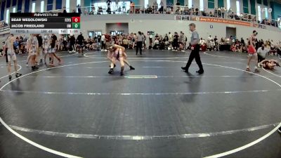 110 lbs Round 3 (6 Team) - Jacob Friedland, Misfits United vs Bear Wesolowski, BHWC | Florida Supreme YG