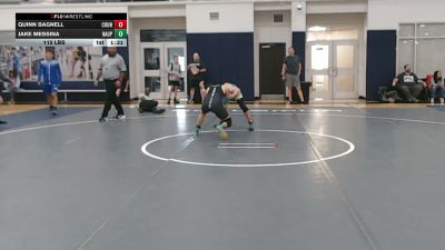 115 lbs Rr Rnd 4 - Quinn Bagnell, Council Rock South Gold - HSBNFC vs Jake Messina, Hauppauge WC - HSBNFC