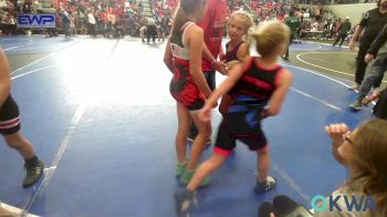 67 lbs Consi Of 8 #2 - River Rainbolt, Gentry Youth Wrestling vs Colt Morgan, Verdigris Youth Wrestling