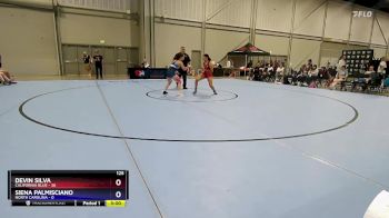 125 lbs Round 2 (6 Team) - Devin Silva, California Blue vs Siena Palmisciano, North Carolina