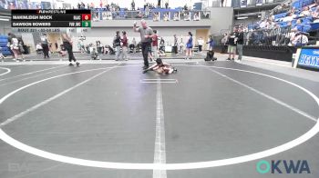 52-58 lbs Rr Rnd 3 - Makinleigh Mock, Blackwell Wrestling Club vs Dawson Bowers, Jacket Wrestling Club