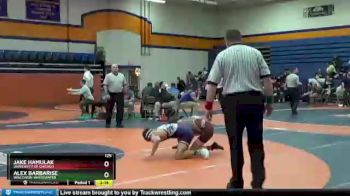 125 lbs Cons. Round 4 - Jake Hamulak, University Of Chicago vs Alex Barbarise, Wisconsin-Whitewater