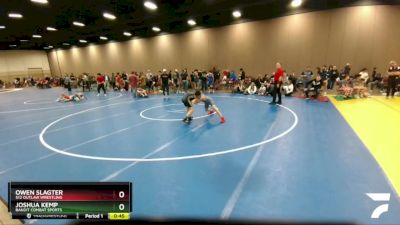 102 lbs Cons. Semi - Owen Slagter, 512 Outlaw Wrestling vs Joshua Kemp, Bandit Combat Sports