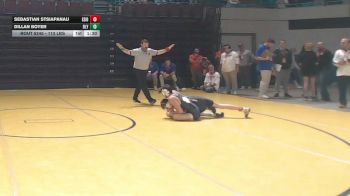 113 lbs Consi Of 8 #2 - Sebastian Stsiapanau, Eastside vs Dillan Boyer, Blythewood
