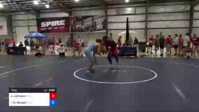 70 kg Round Of 64 - Jorden Johnson, Siwc vs Dillon Roman, Charleston Regional Training Center