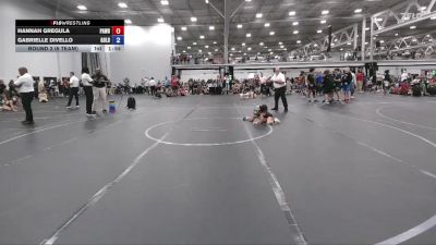 50 lbs Round 2 (6 Team) - Hannah Gregula, PA West Black vs Gabrielle DiVello, All I See Is Gold Academy