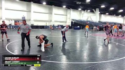 175 lbs Round 5 (6 Team) - Jacob Gurley, Team STL Red vs Grant Cansky, Foxfire Wrestling Club RED