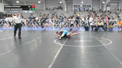 132 lbs Rr Rnd 3 - Konnor Stephens, PSF Wrestling Academy - HSB vs Chase Wirnsberger, Buffalo Valley Black - HSB
