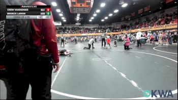 80 lbs Consi Of 8 #2 - Crew Vandersee, Weatherford Youth Wrestling vs Brueck Larkin, ARDMORE TAKEDOWN CLUB