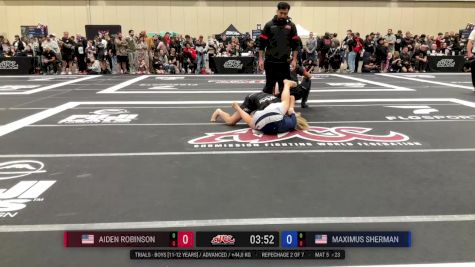 Aiden Robinson vs Maximus Sherman 2025 ADCC Orlando Open/Youth Trials