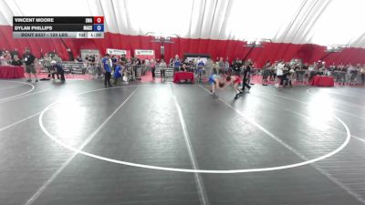 120 lbs Cons. Rd Of 32 - Vincent Moore, Sebolt Wrestling Academy vs Dylan Phillips, Massa