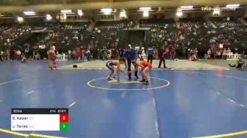 108 lbs Semifinal - Kole Weigel, Western Nebraska Titans vs Javier Pedro, GI Grapplers