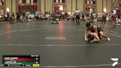 220 lbs Cons. Round 3 - Landon Lee, Savage Wrestling Academy vs Marc Pineiro, Smitty`s Barn