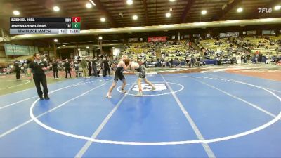 175 lbs 5th Place Match - Ezekiel Hill, Heights Wrestling Club vs Jeremiah Wilgers, Tea Area Titans