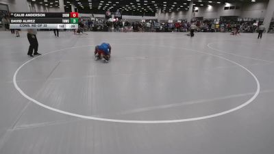 120 lbs Cons. Rd Of 32 - Calib Anderson, Stillwater High School Wrestling vs David Alirez, Top Notch Wrestling Club