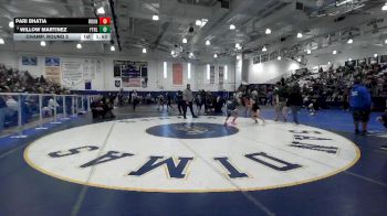 100 lbs Champ. Round 2 - Pari Bhatia, Redondo Union vs Willow Martinez, Foothill (Santa Ana)