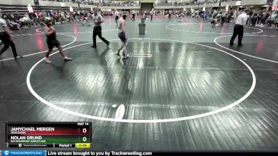 120 lbs Semifinal - JaMychael Mergen, Wisconsin vs Nolan Grund, No Nonsense Wrestling