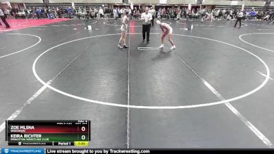 103-113 lbs Round 4 - Zoe Mlsna, Wisconsin vs Keira Richter, Princeton Wrestling Club