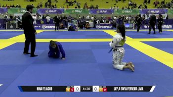 Layla Sofia Ferreira Lima vs Nina Fe Jacob 2025 Brasileiro Jiu-Jitsu IBJJF