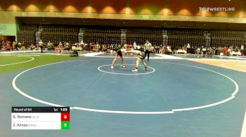 126 lbs Round Of 64 - Gabe Romans, Allen vs Zac Kimes, Meridian