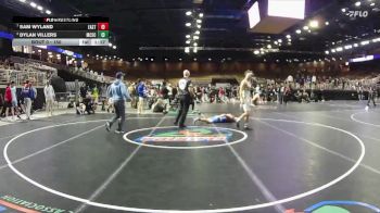 150 lbs Quarterfinal - Sam Wyland, Eastside vs Dylan Villers, McCallie School