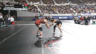 147-D1 Cons. Semi - Emma Corley, Boulder Creek High School vs Hayden Smith, Mountain View (Marana) High School