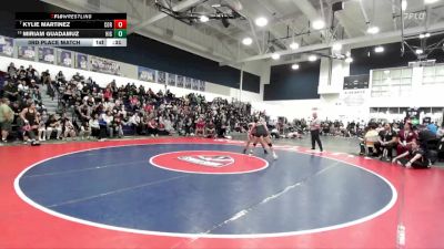 125 lbs 3rd Place Match - Miriam Guadamuz, Highland vs Kylie Martinez, Corona