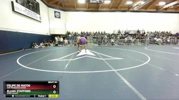 285 lbs Quarterfinal - Felipe De Matos, San Francisco State vs Elijah Stafford, Utah Valley