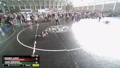 50 lbs Cons. Round 2 - Owen Eriksson, Aviator Wrestling Academy vs Dominic Lopez, Sanderson Wrestling Academy