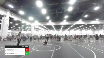 88 lbs Semifinal - Justejah Yockeman, Golden Back MRTC vs Payton Schroeder, Top Notch